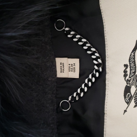 BURBERRY COATBRIDGE DOUBLE-BREASTED WOOL CASHMERE TRENCH COAT FUR COLLAR - Picture 9 of 16